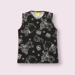 Sleeveless t-shirt and shorts set for boys, stylish coord set for boys, comfortable toddler clothes for summer wear.