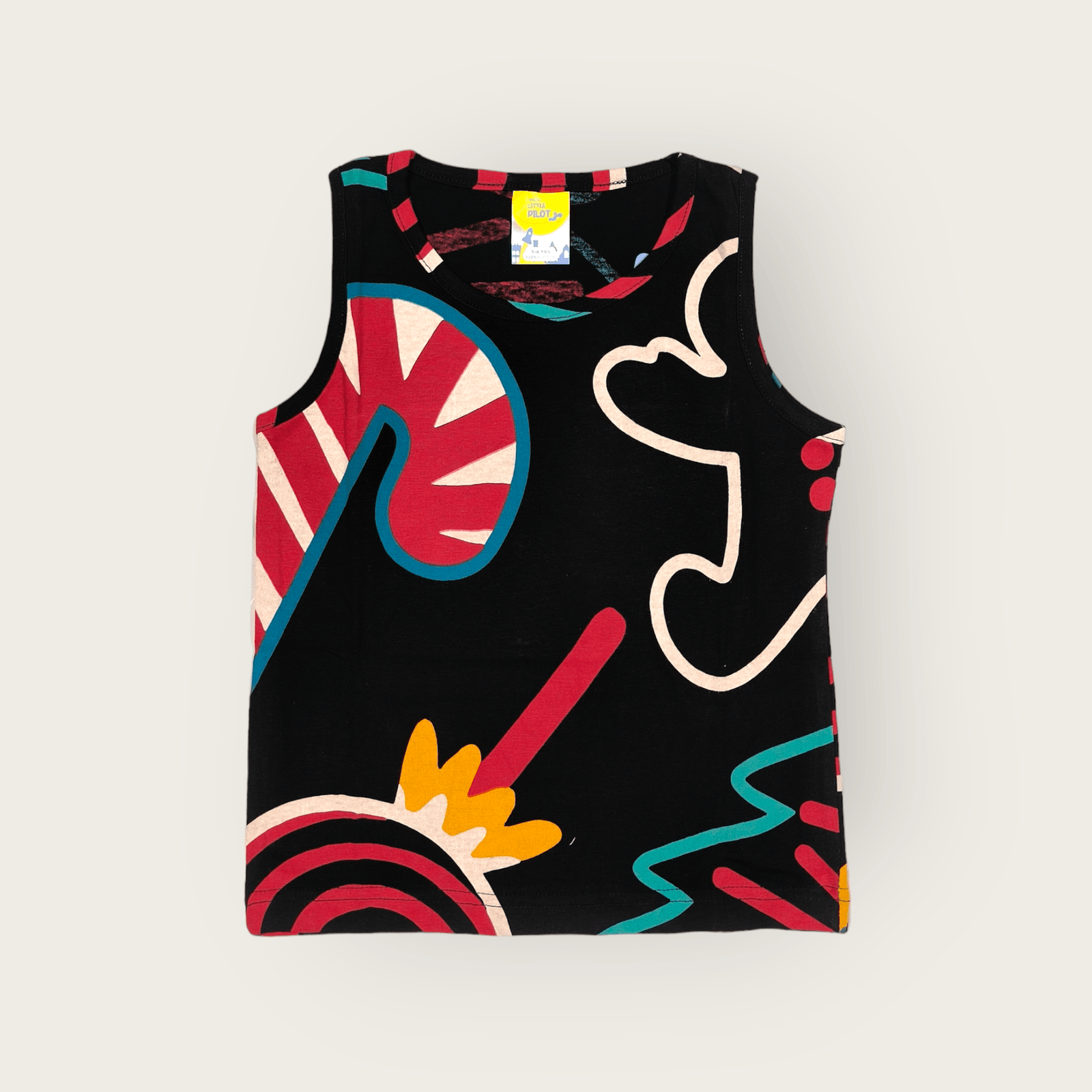 Sleeveless t-shirt and shorts for girls – kids toddler clothing sleeveless coord set for girls, comfortable and stylish summer outfit for young girls.