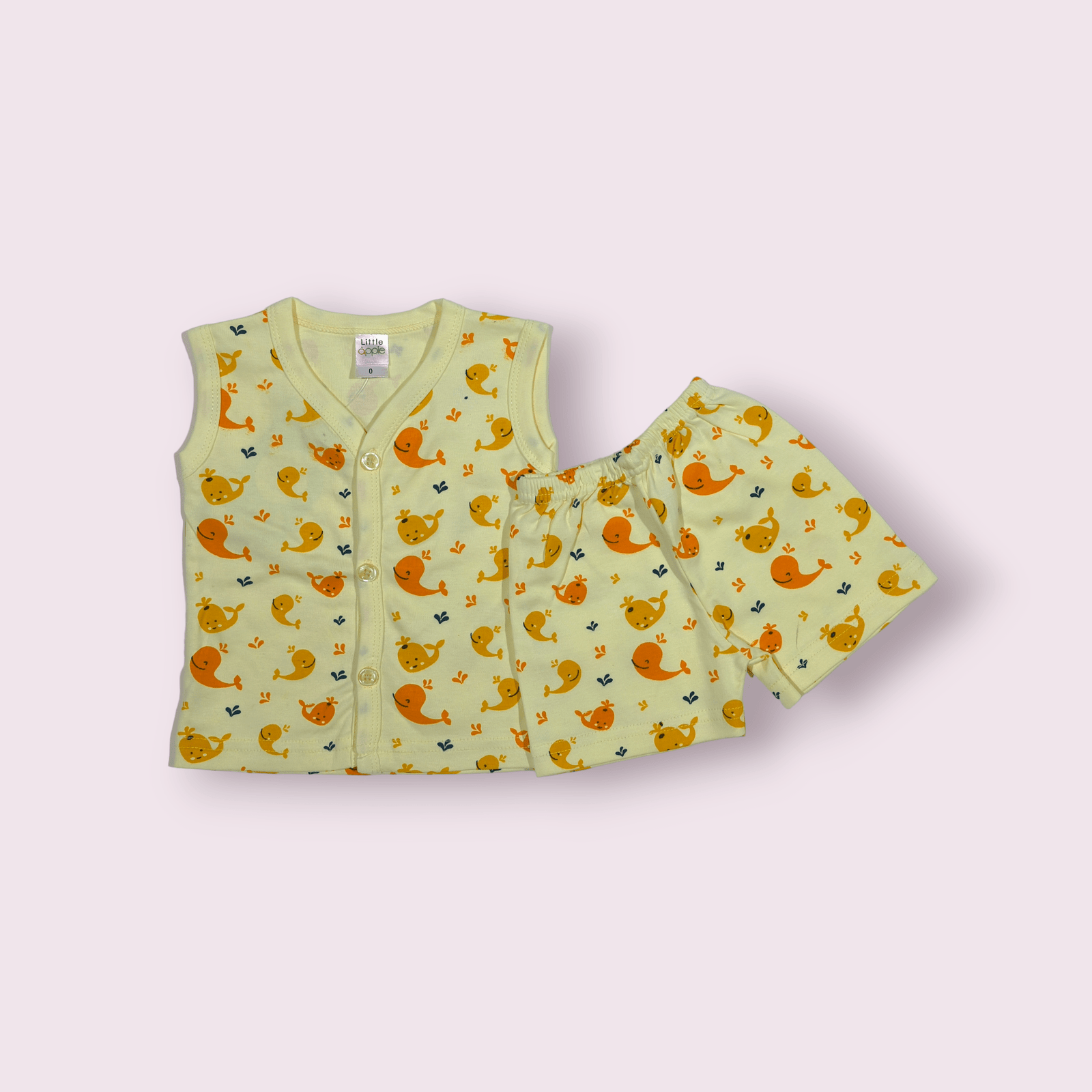 DOLPHINE PRINTED YELLOW SET