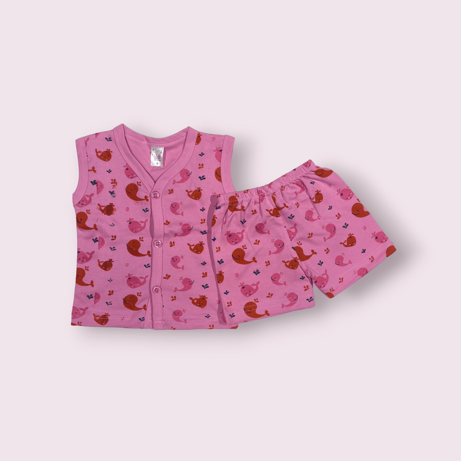 DOLPHINK PRINTED PINK SET