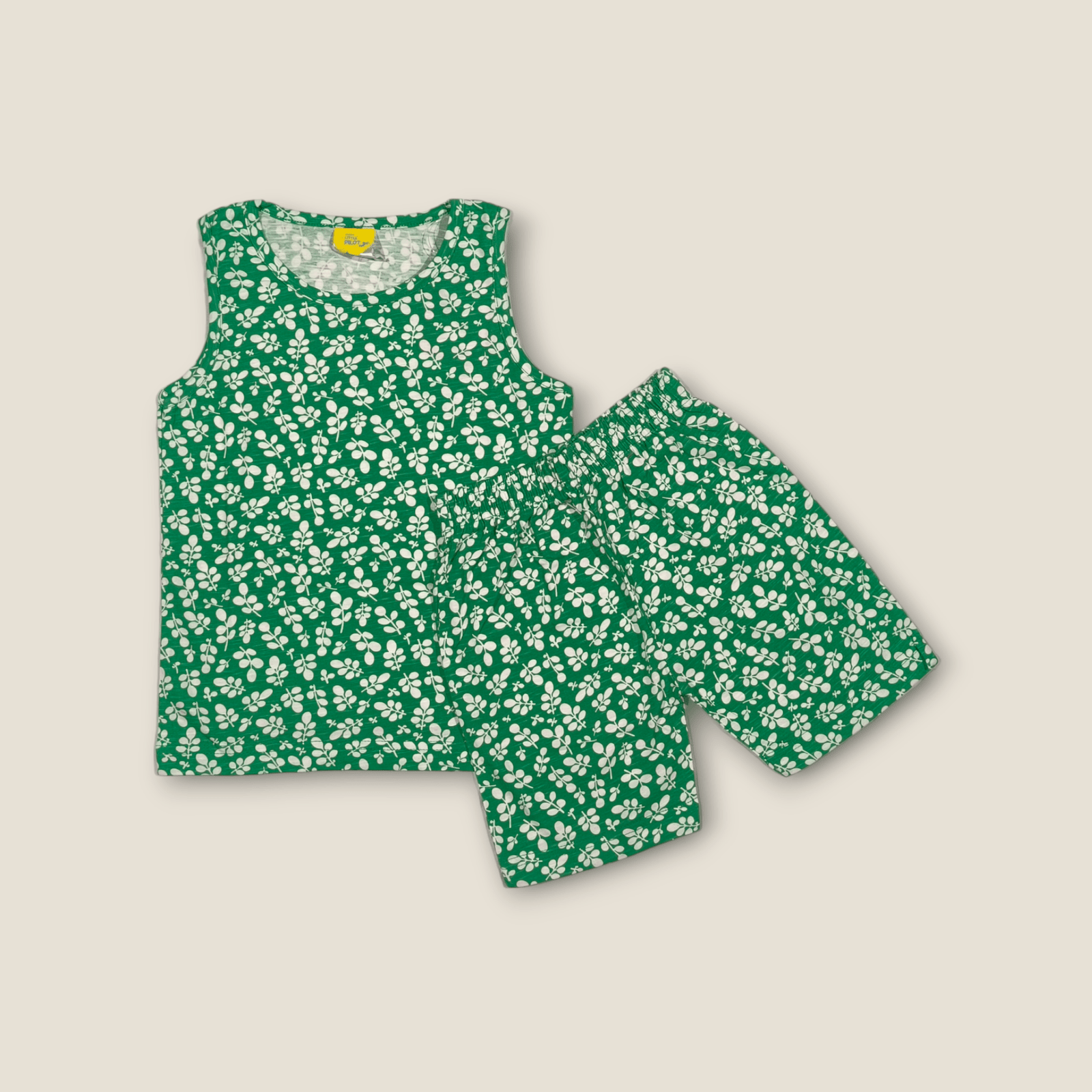 Sleeveless t-shirt and shorts for girls – kids toddler clothing sleeveless coord set for girls, comfortable and stylish summer outfit for young girls.