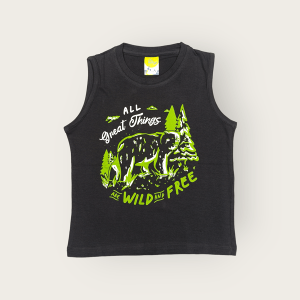 Boys sleeveless t-shirt – toddler clothing sleeveless t-shirt for boys ages 2-4, comfortable and breathable for active little boys.