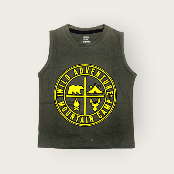Boys sleeveless t-shirt – toddler clothing sleeveless t-shirt for boys ages 2-4, comfortable and breathable for active little boys.