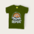 GRAPHIC PRINTED OLIVE GREEN T-SHIRT