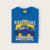 GRAPHIC PRINTED ROYAL BLUE T-SHIRT