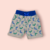 GRAY WITH BLUE SHORTS