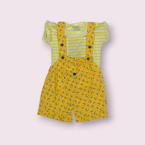 Dungarees for girl baby infant clothing, adorable baby girl dungaree for playful comfort.
