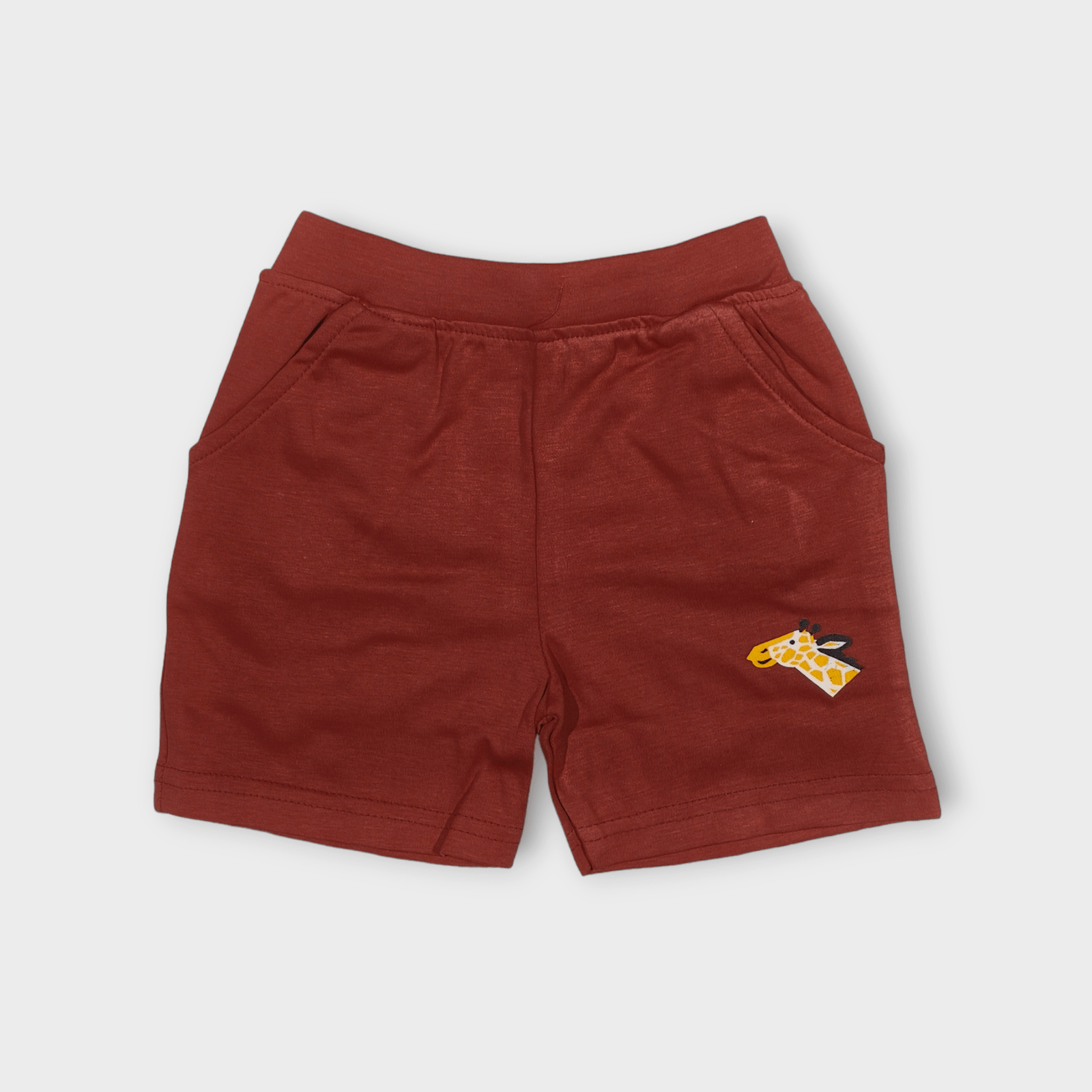 brown shorts for baby boys, from tiny racks baby boys clothes collection, comfortable cotton shorts for infants.
