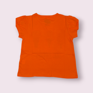 Cotton t-shirt for girls – knot type t-shirt for girls aged 3-4, perfect for toddlers clothing with a trendy and comfy design.