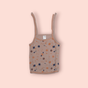 Unisex shoulder knot top baby dress – stylish and soft baby dress with shoulder knot design for boys and girls.