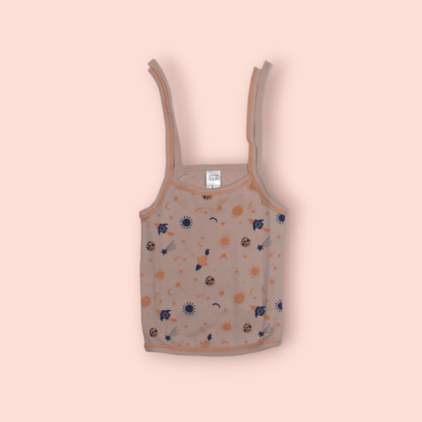 Unisex shoulder knot top baby dress – stylish and soft baby dress with shoulder knot design for boys and girls.
