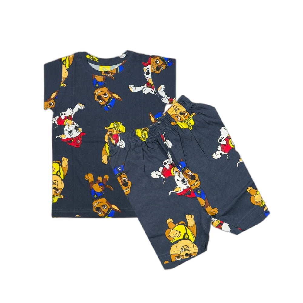 T-shirt and shorts set for boys, coord set for boys kids clothes, comfortable cotton outfit for active boys.