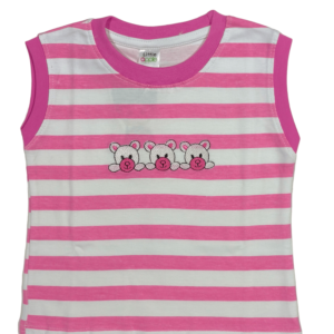 Sleeveless t-shirt and shorts set for boys, cotton striped t-shirt and shorts set for boys perfect for summer wear.