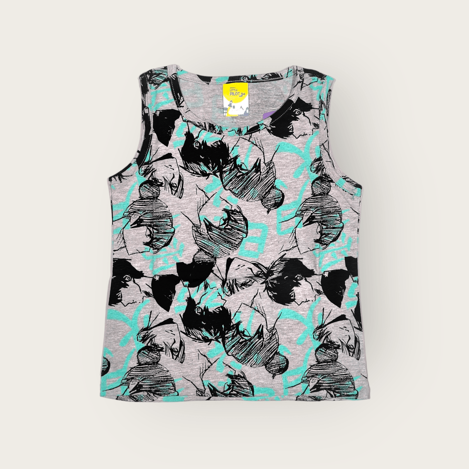 Sleeveless t-shirt and shorts for girls – kids toddler clothing sleeveless coord set for girls, comfortable and stylish summer outfit for young girls.