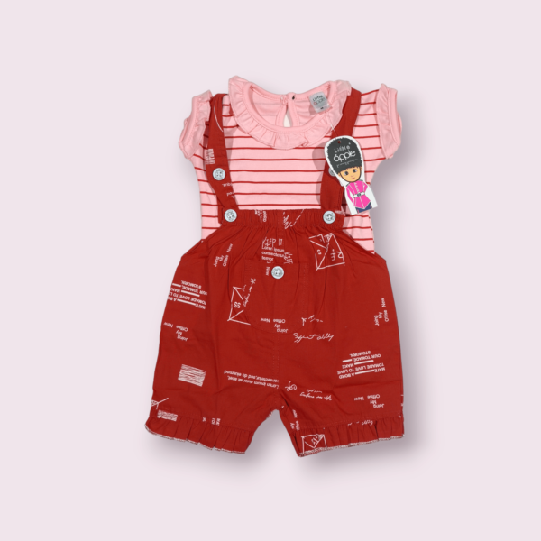 Dungarees for girl baby infant clothing, adorable baby girl dungaree for playful comfort.