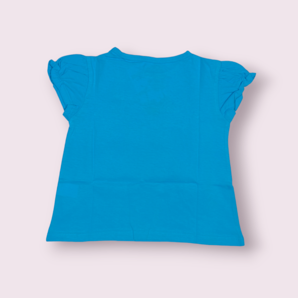 Cotton t-shirt for girls – knot type t-shirt for girls aged 3-4, perfect for toddlers clothing with a trendy and comfy design.