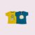THOR HAMMER PRINTED NAVY BLUE T-SHIRT + GRAPHIC PRINTED YELLOW T-SHIRT