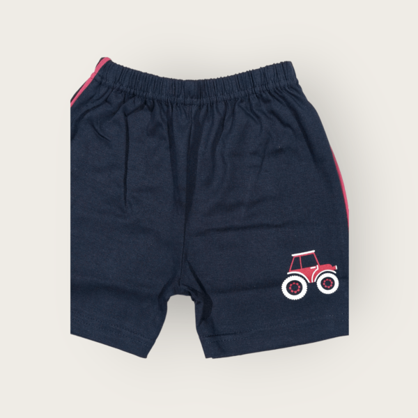 navy blue shorts for baby boys, from tiny racks baby boys clothes collection, comfortable cotton shorts for infants.