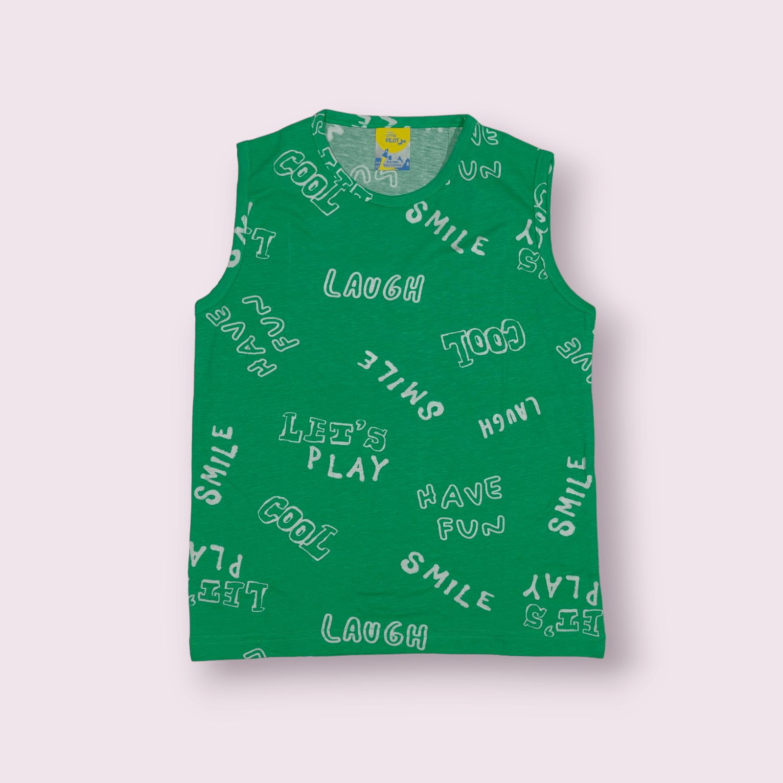 Sleeveless t-shirt and shorts set for boys, stylish coord set for boys, comfortable toddler clothes for summer wear.