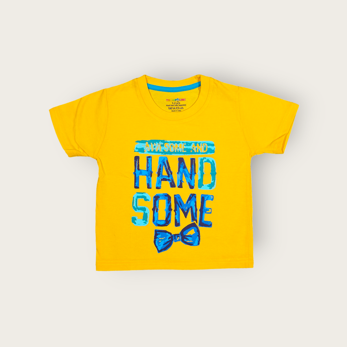 printed-yellow-colour-t-shirt-for-baby-boys-from-tiny-racks-baby-boys-clotes-for-1-2-years-old Printed yellow baby boys t shirt from Tiny Racks baby boys clothes collection for 1 to 2 years old