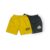 BLACK SHORTS + YELLOW SHORTS